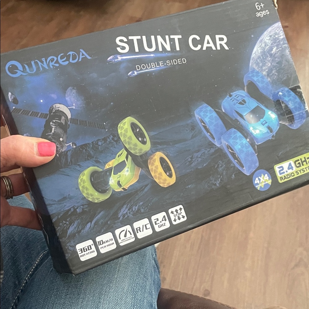 Qunreda Double-Sided Stunt Car blue